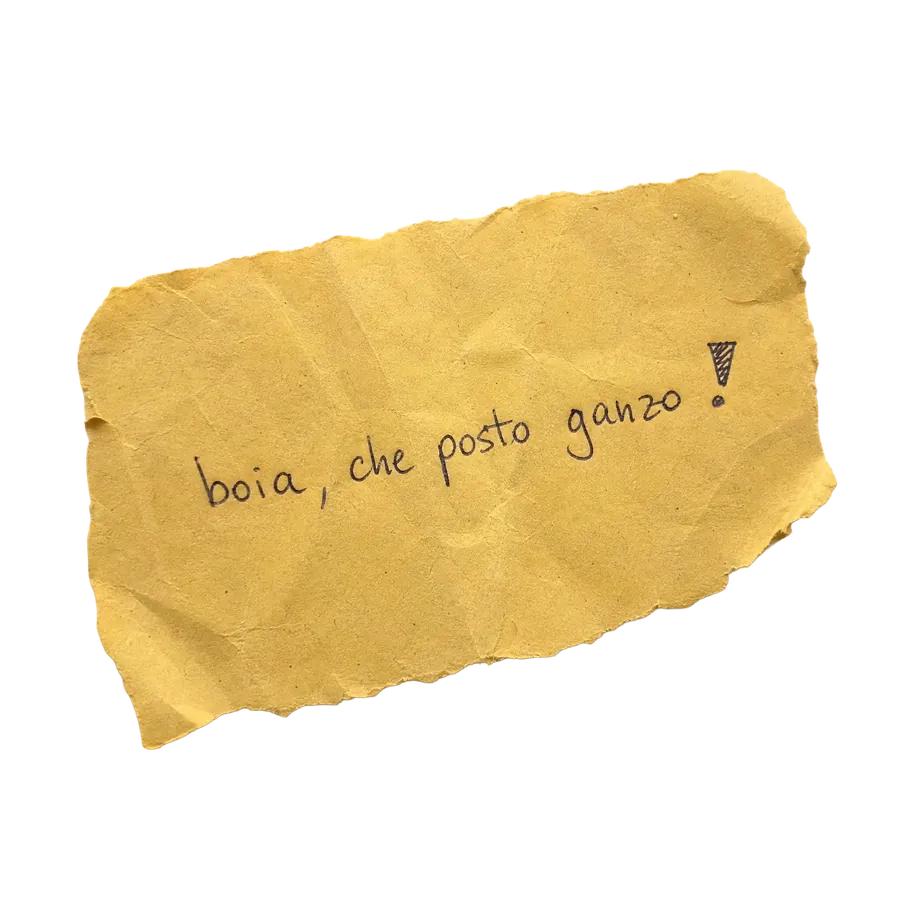 Boia, che posto ganzo