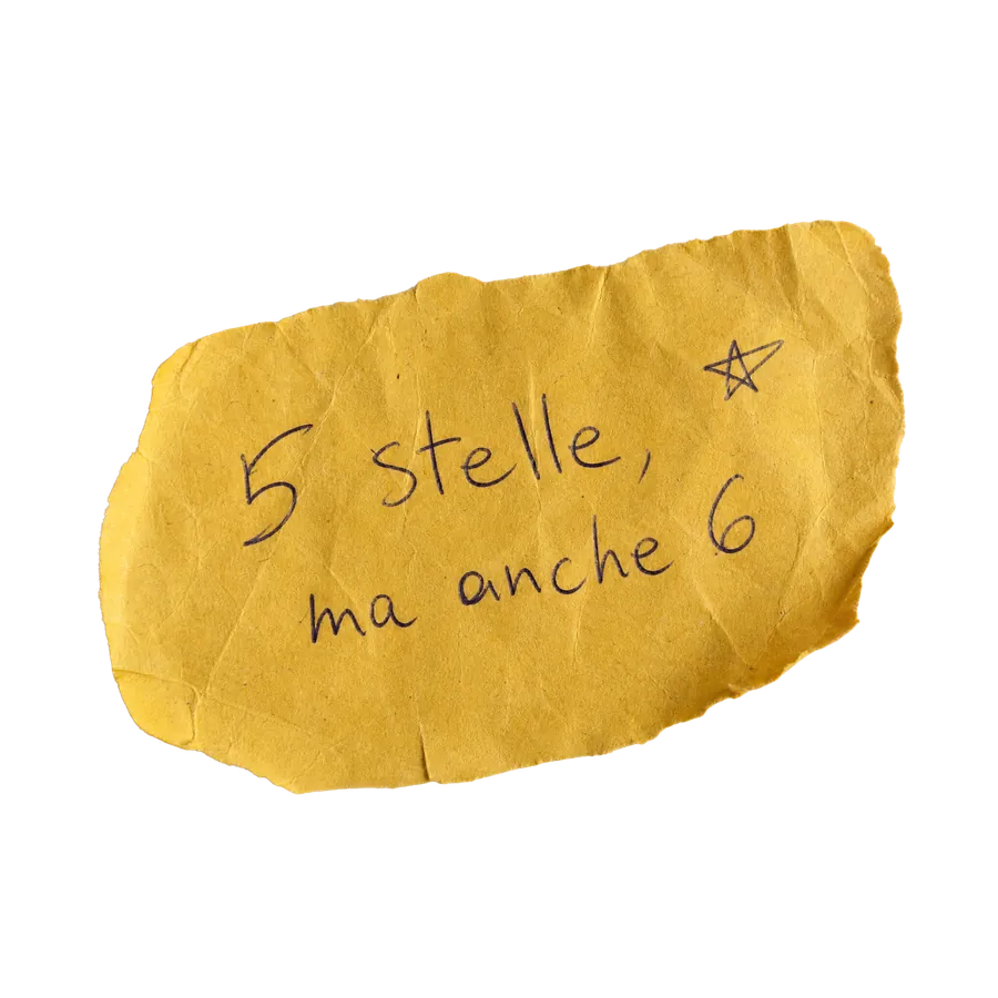 5 stelle, ma anche 6