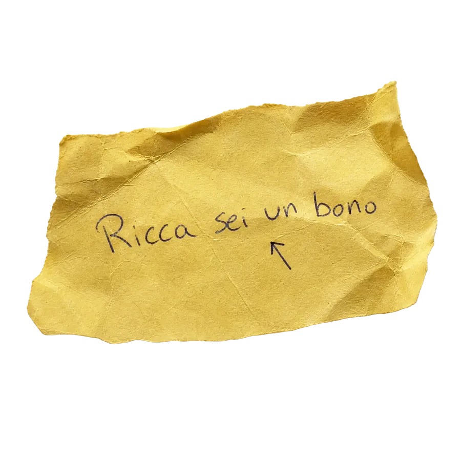 Ricca sei un bono